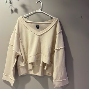 Urban Outfitters BDG drapeneck cropped sweater